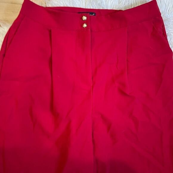 Red styles high waisted wide leg pants 2X - Picture 5 of 8